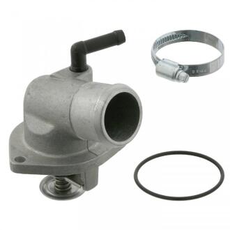 Термостат системи охолодження (92 107°C, в корпусі) CHEVROLET LACETTI OPEL ASTRA F, ASTRA F CLASSIC, ASTRA G, ASTRA G CLASSIC, ASTRA G/KOMBI, CORSA B, TIGRA, VECTRA B, ZAFIRA A 1.4-1.8 07.94-12.11 FEBI BILSTEIN 28349