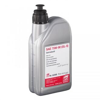ОЛИВА ТРАНСМІСІЙНА 75W90 1L (SAE GL-5, Semi Synthetisch, VW 501.50, 0,9) FEBI BILSTEIN 32590