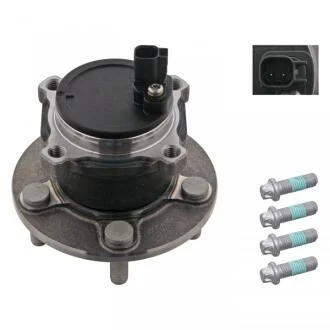 FEBI FORD К-кт підшипника з ступицею з датчик.обертів C-Max,Focus 03- FEBI BILSTEIN 32598