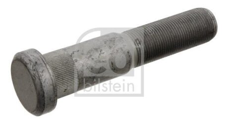 Болт колеса задн M22x1,5 x114/124мм (довжина різьби 60мм, Сталь / гальванізований) RVI C, K, KERAX, MAGNUM, PREMIUM 2, T VOLVO B12, FE II, FH, FH II, FH III, FH12, FH16, FH16 II, FM, FM II 01.91- FEBI BILSTEIN 32801