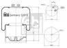 4390NP22 Пневмоподушка подвески со стальным стаканом (ø200x280 mm) FEBI BILSTEIN 32818 (фото 1)