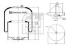 Подушка амортизуюча (Пневморессора 4185 N P21 (со стаканом)) FEBI BILSTEIN 38363 (фото 1)