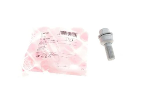 Болт колеса (M14x1,5, довжина різьби: 21,5мм, довжина: 30/60мм, розмір вкручування: 17мм, куля, кількість штук в упаковці: 1шт) AUDI A8 D4, A8 D5, E-TRON, Q3, Q5, Q6, Q7, Q8 1.4-Electric 10.08- FEBI BILSTEIN 46706