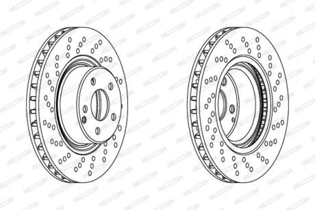Гальмівний диск FERODO DDF1120C-1