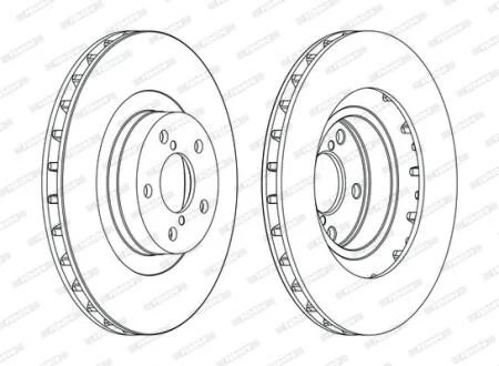Гальмівний диск FERODO DDF1175C