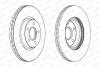Диск тормозной FORD FOCUS 2/FOCUS 3 04- перед. D=300 FERODO DDF1225 (фото 2)