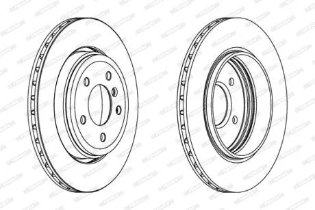 Гальмівний диск FERODO DDF1280C