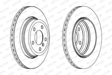 Гальмівний диск FERODO DDF1297C-1