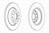 Диск тормозной AUDI A6 04-11 задн. D=302 FERODO DDF1307C (фото 1)
