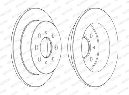 Гальмівний диск FERODO DDF1358C