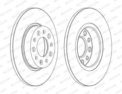 Гальмівний диск FERODO DDF1450C