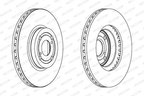Гальмівний диск FERODO DDF1461C