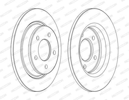 Тормозной диск FERODO DDF1546C