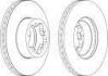 Диск тормозной FORD TRANSIT CONNECT 06- перед. D=300 FERODO DDF1555 (фото 2)