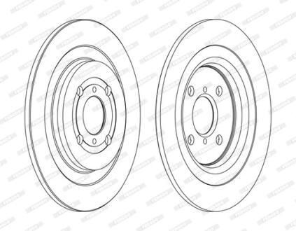 Гальмівний диск FERODO DDF1588C