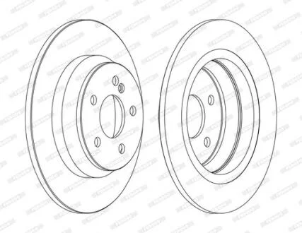 Гальмівний диск FERODO DDF1675C