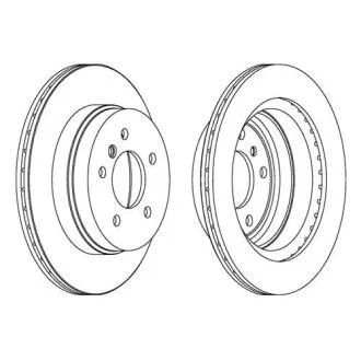Гальмівний диск FERODO DDF1697