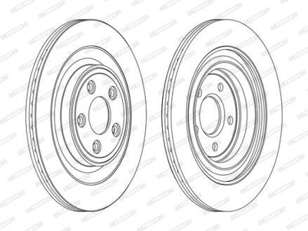 Гальмівний диск FERODO DDF1703C
