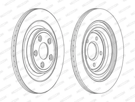 Гальмівний диск FERODO DDF1703C