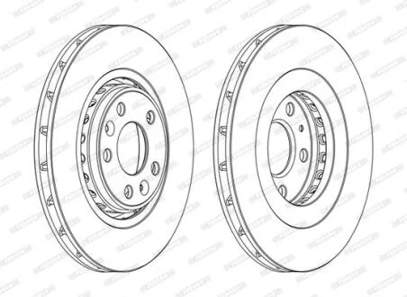 Гальмівний диск FERODO DDF1727C