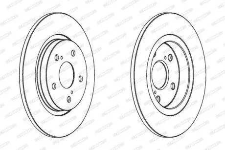 Гальмівний диск FERODO DDF1755C