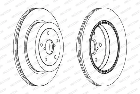 Гальмівний диск FERODO DDF175