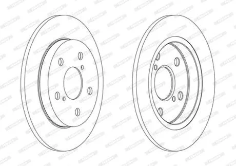 Гальмівний диск FERODO DDF1788C