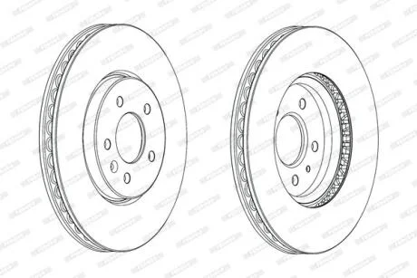 Гальмівний диск FERODO DDF2191C-1