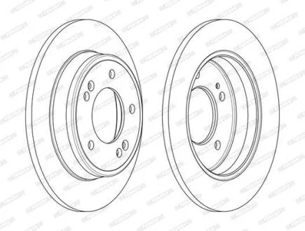 Диск гальмівний FERODO DDF2193C