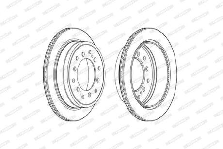 Диск гальмівний FERODO DDF2505C