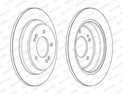 Гальмівний диск FERODO DDF2608C