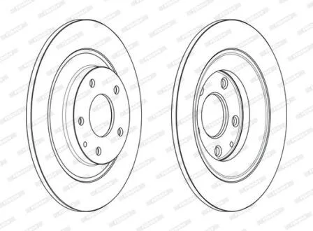 Гальмівний диск FERODO DDF2609C