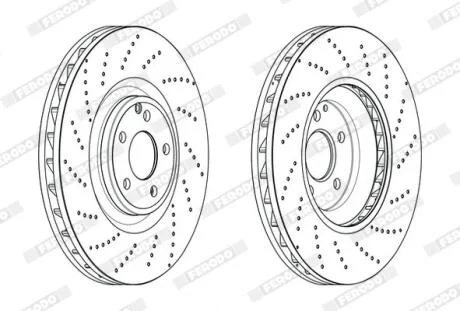 Гальмівний диск FERODO DDF2610C-1