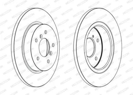 Диск гальмівний FERODO DDF2683C