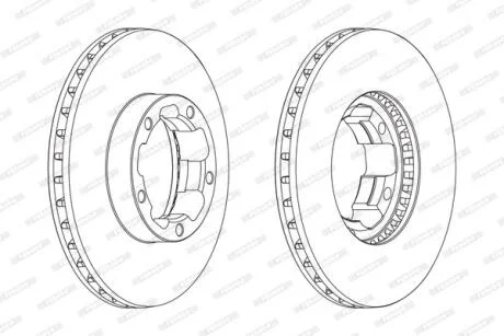 Гальмівний диск FERODO FCR261A