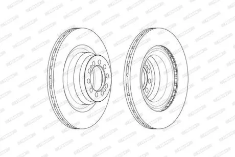 Гальмівний диск FERODO FCR371A