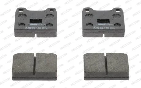 Комплект дискових гальмівних колодок FERODO FDB105