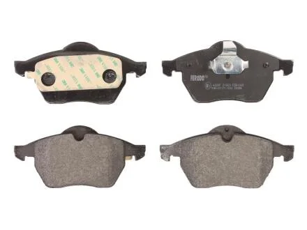 Комплект гальмівних колодок передн (із замком), CHEVROLET VECTRA INFINITI Q45 III OPEL ASTRA G, CALIBRA A, VECTRA B RENAULT MEGANE I CLASSIC SAAB 900 II, 9-3, 9-5 1.6-4.5 08.91-12.09 FERODO FDB1068