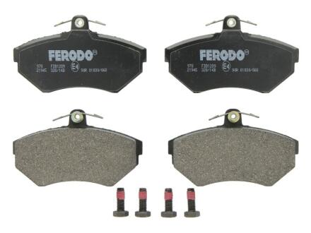 Гальмівні колодки передні AUDI A4/SEAT CORDOBA/VW PASSAT 1.6-1.9DH 94-02 (TRW) FERODO FDB1289