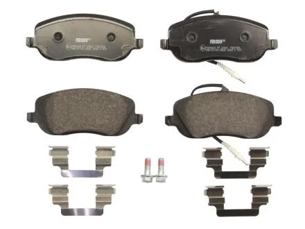 Комплект гальмівних колодок передн (із замком з гвинтами гальмівного супорта), CITROEN C8, JUMPY I FIAT SCUDO, ULYSSE LANCIA PHEDRA PEUGEOT 807, EXPERT 1.6-2.2D 10.95- FERODO FDB1556