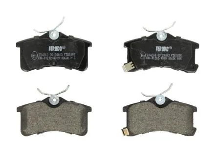 Комплект гальмівних колодок з 4 шт. дисків FERODO FDB1895