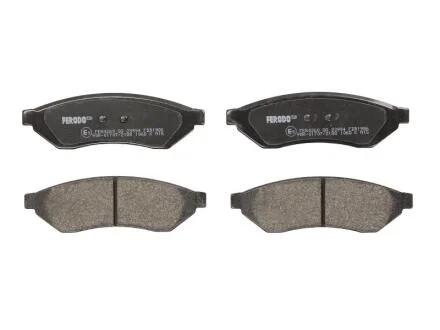 Комплект гальмівних колодок з 4 шт. дисків FERODO FDB1986