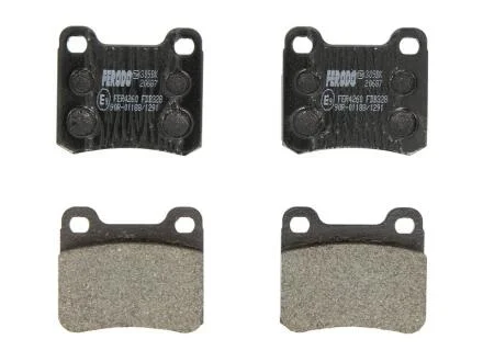 Комплект гальмівних колодок з 4 шт. дисків FERODO FDB328