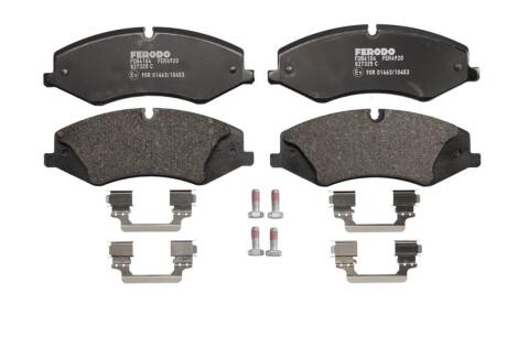 Гальмівні колодки перед. Land Rover Discovery 09- (TRW) FERODO FDB4104