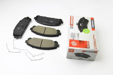 Комплект гальмівних колодок передн, LEXUS NX, NX II, RX TOYOTA CAMRY, HIGHLANDER, HIGHLANDER / KLUGER, RAV 4 IV, RAV 4 V 2.0-3.5H 05.07- FERODO FDB4354