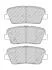 Комплект гальмівних колодок з 4 шт. дисків FERODO FDB4391 (фото 1)
