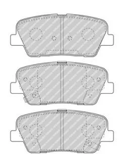 Комплект гальмівних колодок з 4 шт. дисків FERODO FDB4391