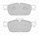 Комплект гальмівних колодок передн MERCEDES GL (X166), GLE (C292), GLE (W166), GLS (X166), M (W166) 2.2D-5.5 06.11-10.19 FERODO FDB4693 (фото 2)