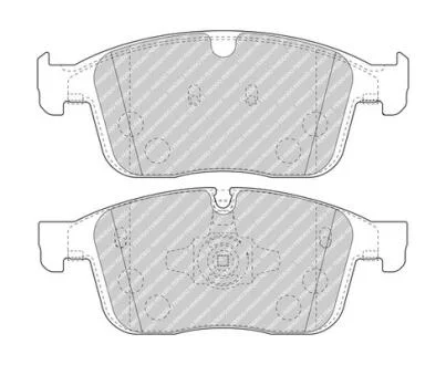 Комплект гальмівних колодок з 4 шт. дисків FERODO FDB4943