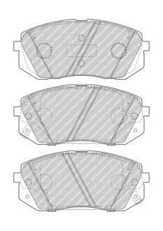 Колодки гальмівні дискові (комплект 4 шт) FERODO FDB5039